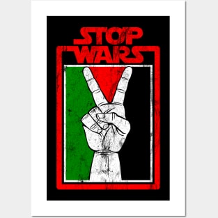 Free Palestine - Stop Wars Posters and Art